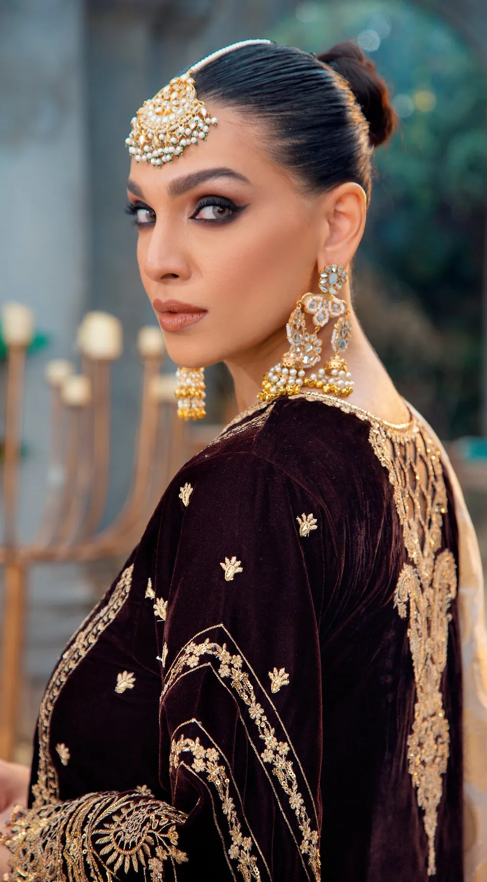 ELAN VL 121-03 |  Anaya by Kiran Chaudhry Velour De Fete '21 | Unstitched Embroidered Velvet Suits