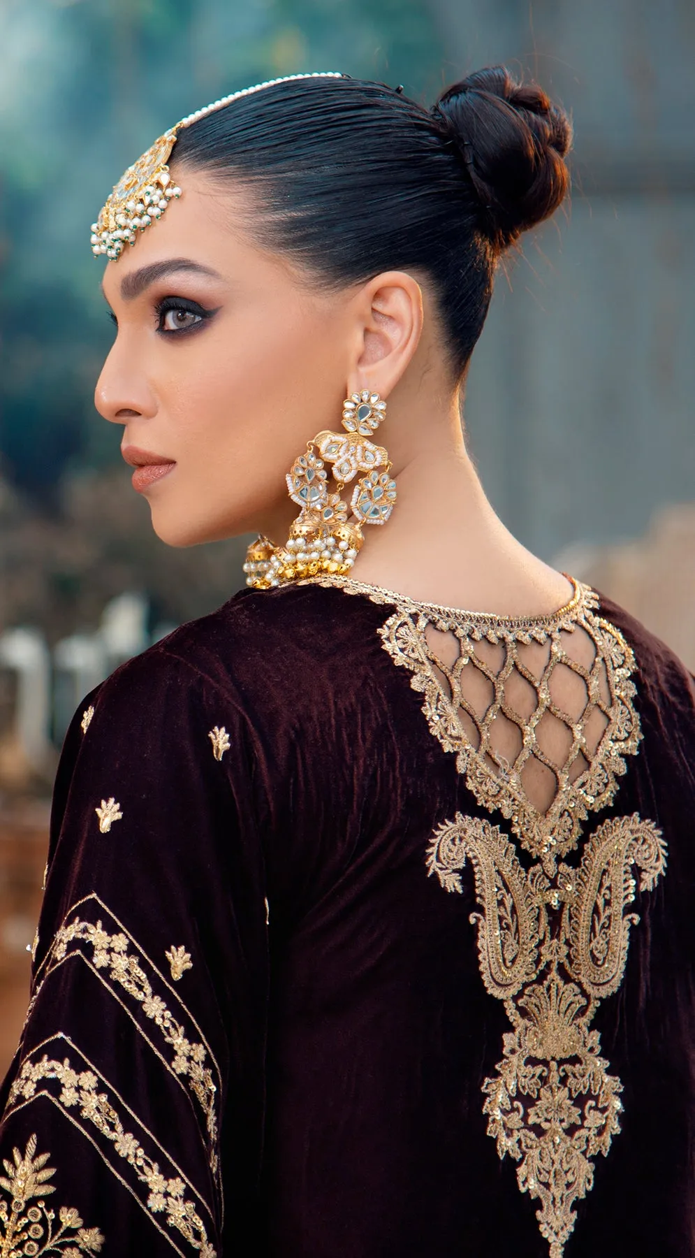 ELAN VL 121-03 |  Anaya by Kiran Chaudhry Velour De Fete '21 | Unstitched Embroidered Velvet Suits
