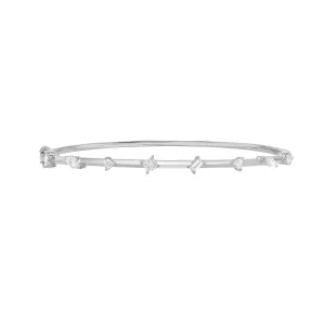 Elia Diamond Bracelet in White Gold