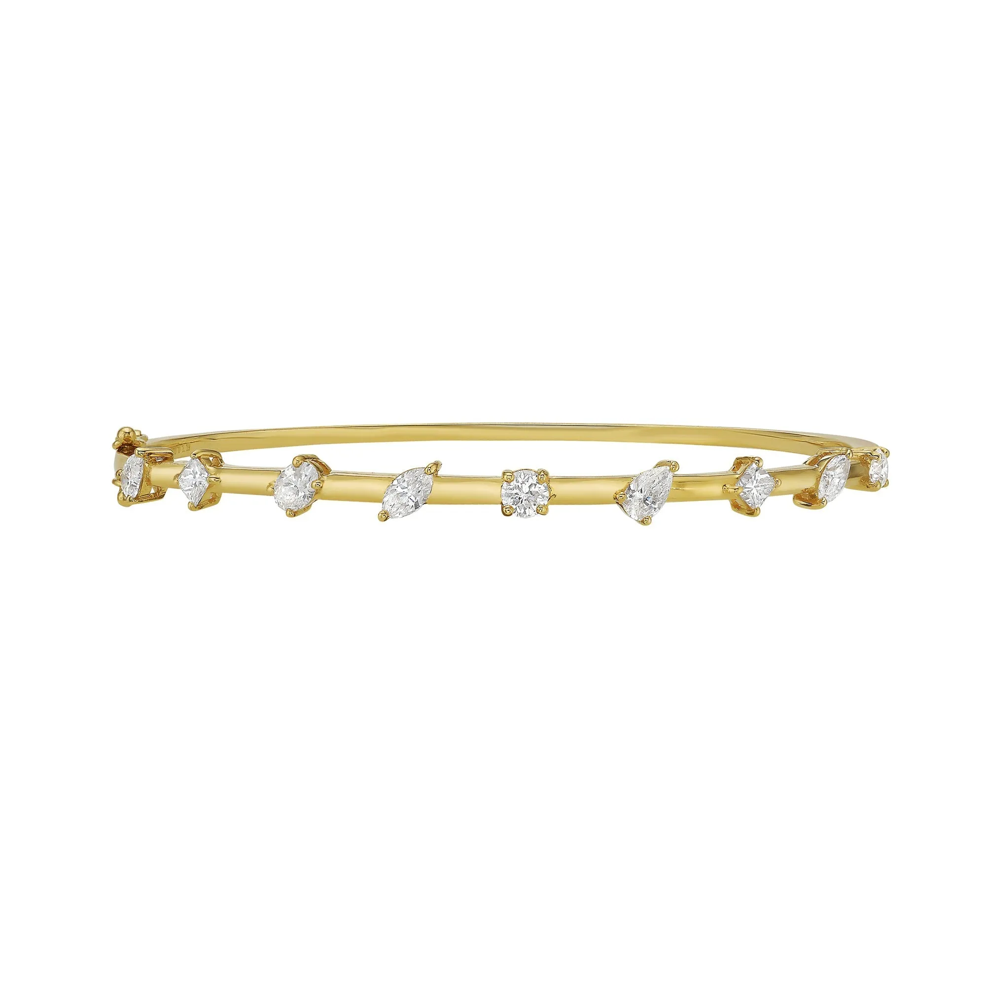 Elia Diamond Bracelet in Yellow Gold