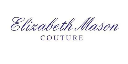 ELIZABETH MASON COUTURE Purple Silk Spaghetti Strap Cocktail