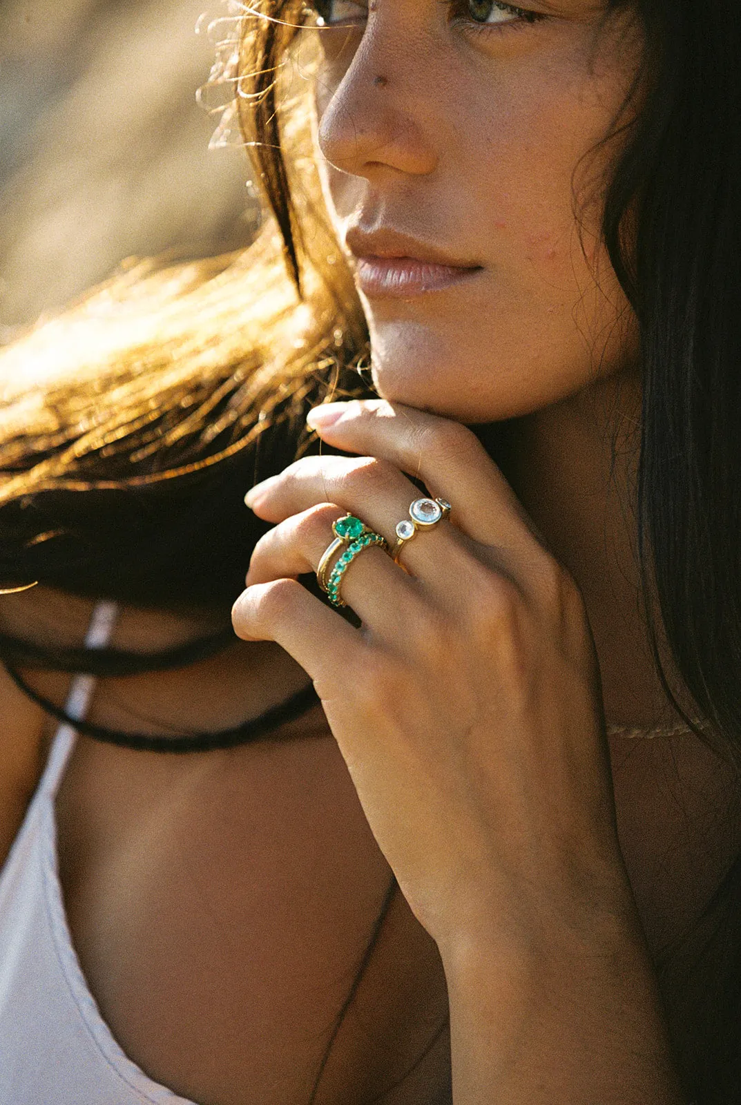 Emerald Eternity Band