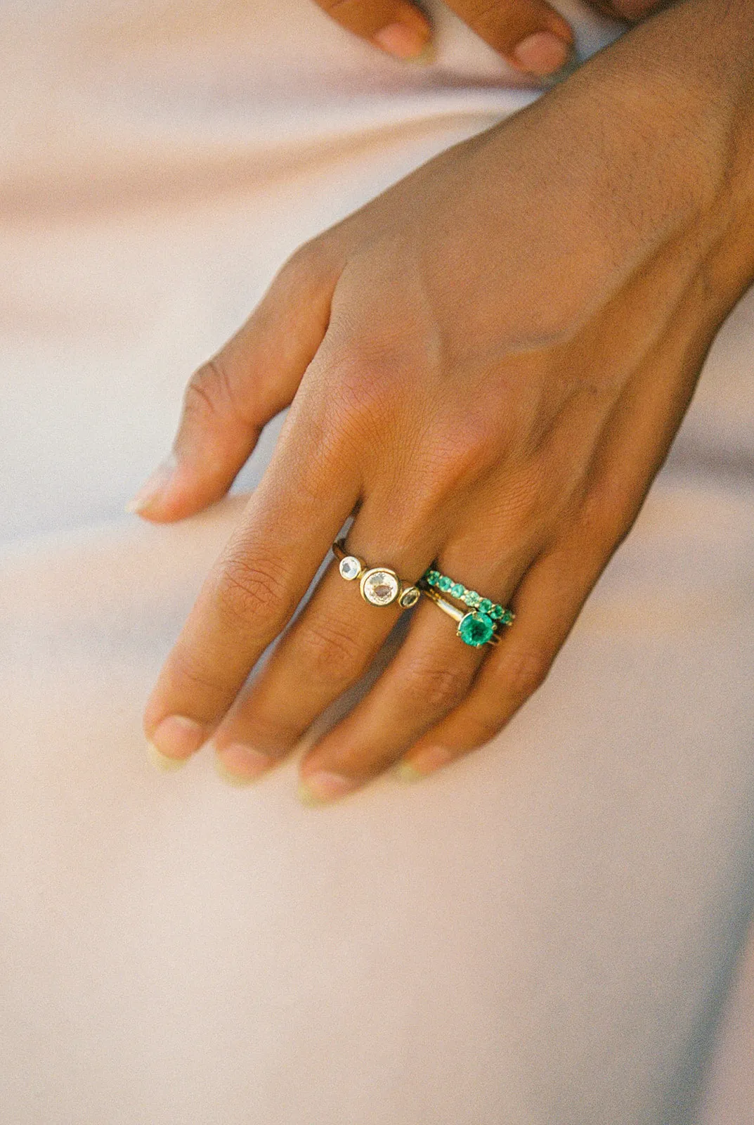 Emerald Eternity Band