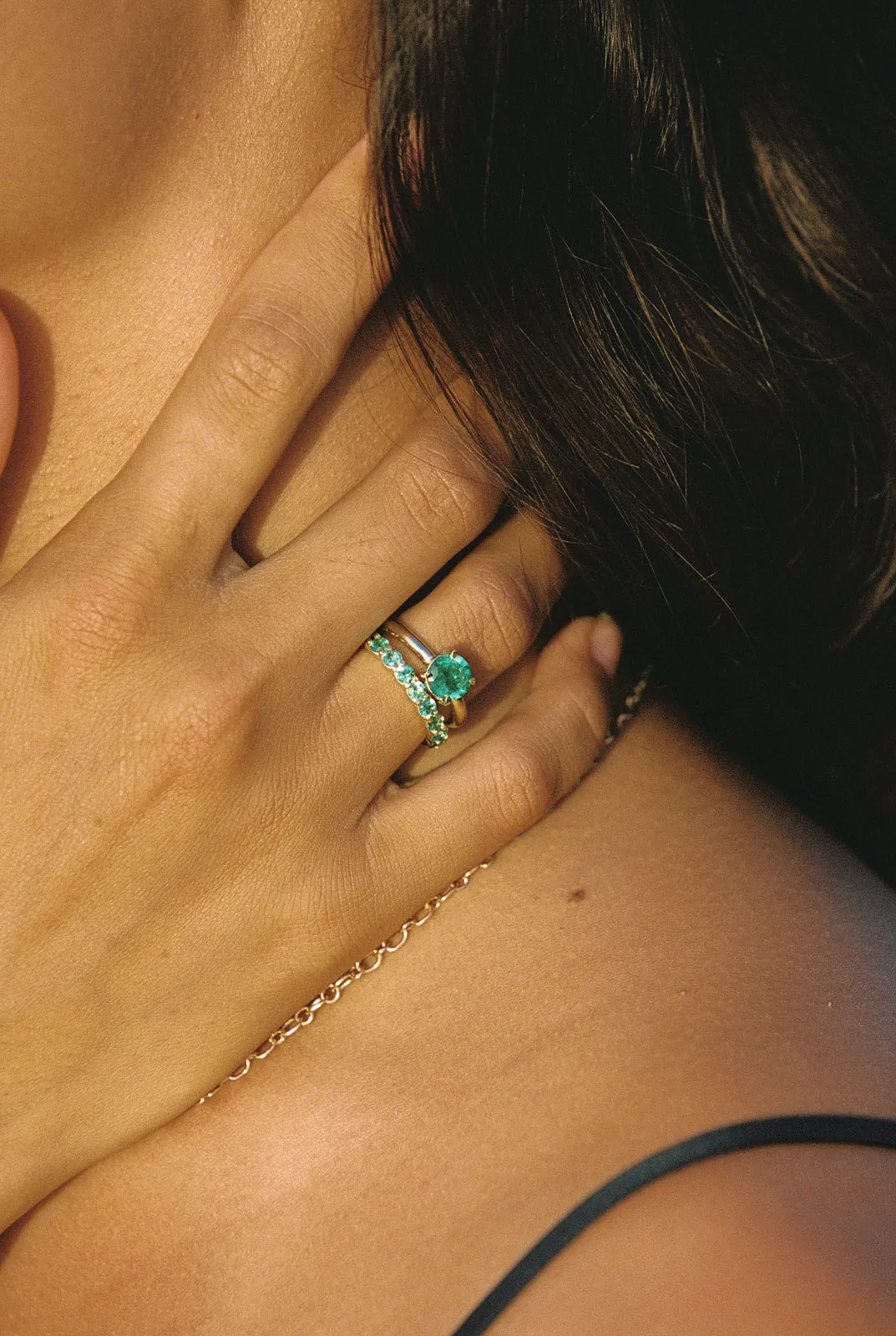 Emerald Eternity Band