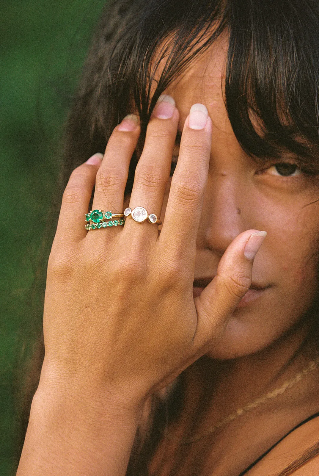 Emerald Eternity Band