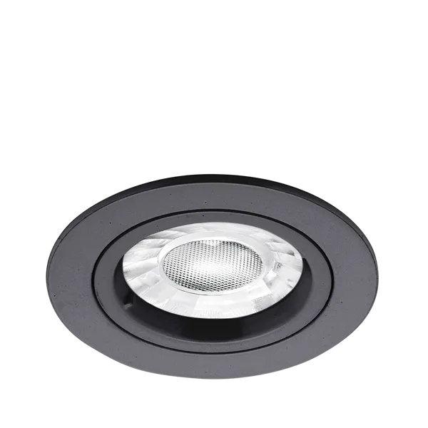 Enlite DL1B 230V GU10 Fixed Lock Ring Downlight Black (Lamp Not Included)