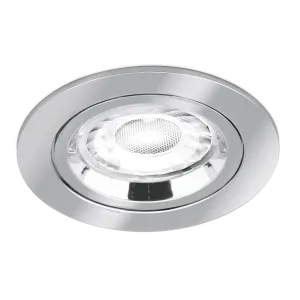 Enlite DL1P 230V GU10 Fixed Lock Ring Downlight Polished Chrome (Lamp Not Included)