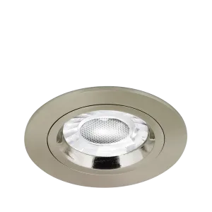Enlite DL1S 230V GU10 Fixed Lock Ring Downlight Satin Nickel (Lamp Not Included)