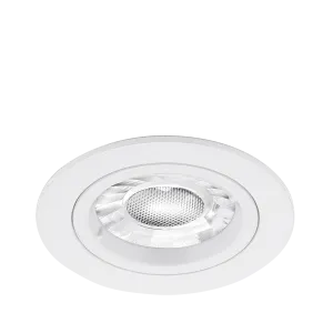 Enlite DL1W 230V GU10 Fixed Lock Ring Downlight White (Lamp Not Included)