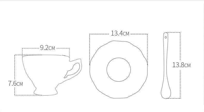 Exquisite Van Gogh Art Coffee Sets