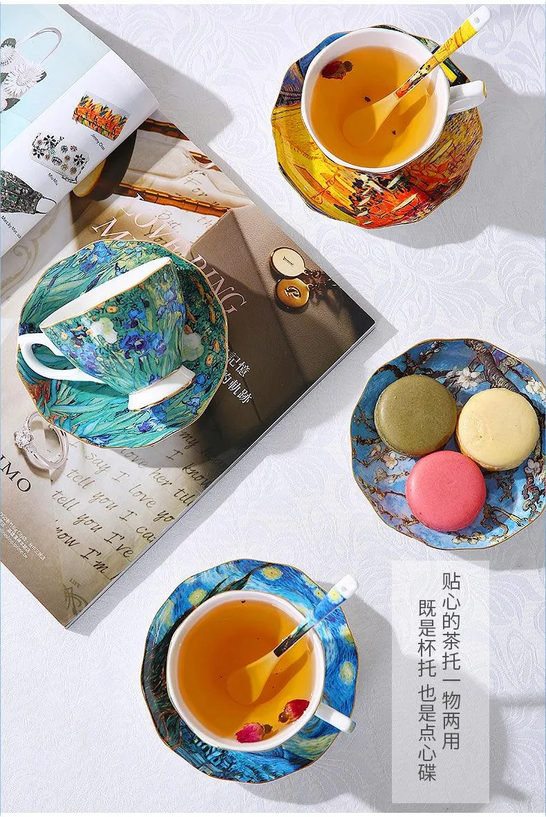 Exquisite Van Gogh Art Coffee Sets