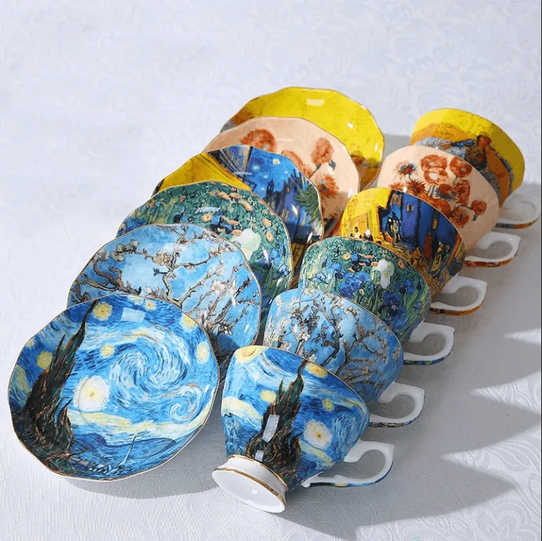 Exquisite Van Gogh Art Coffee Sets