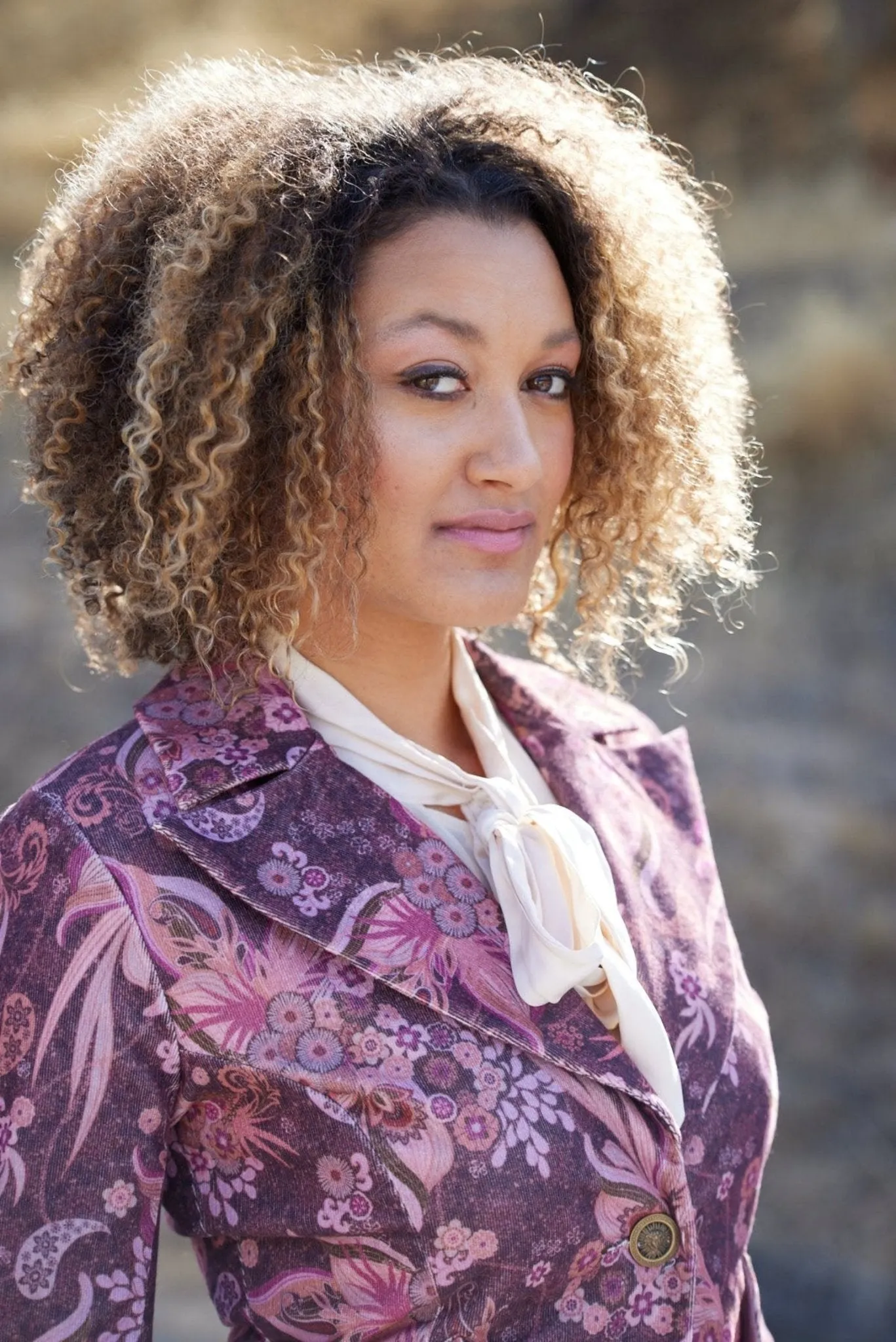 Feather  Print Suit
