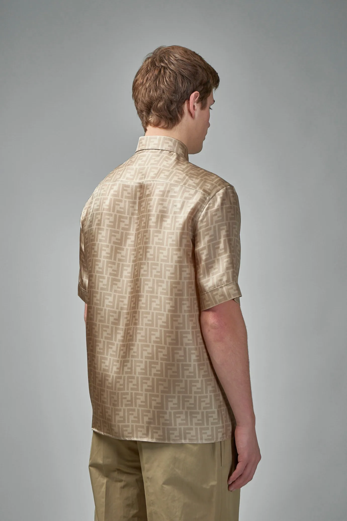 FF Short Sleeve Silk Shirt