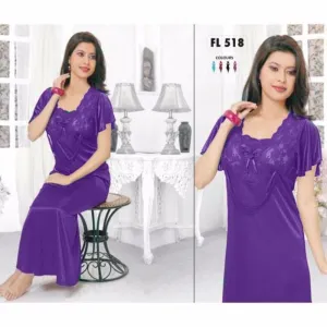 Flourish Silk Nightwear For Women- FL-518