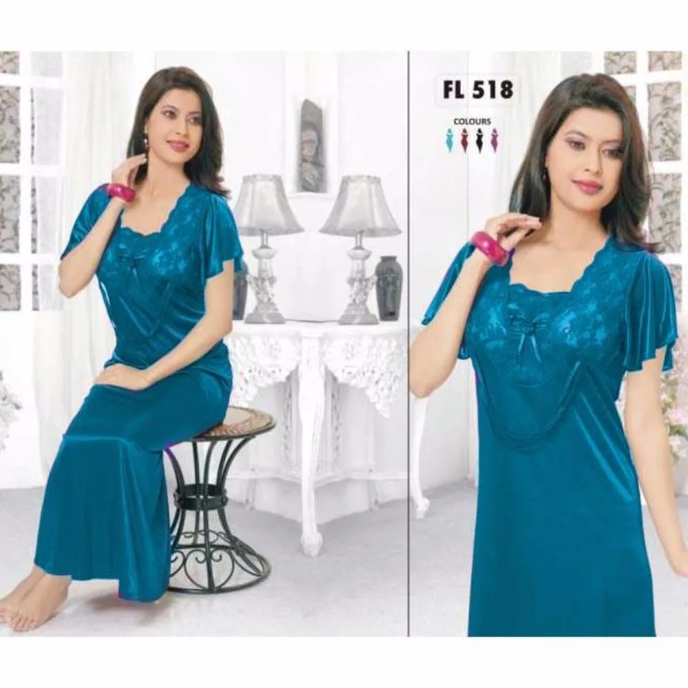 Flourish Silk Nightwear For Women- FL-518