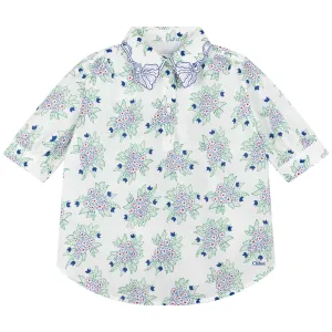 Girls Silk Blouse