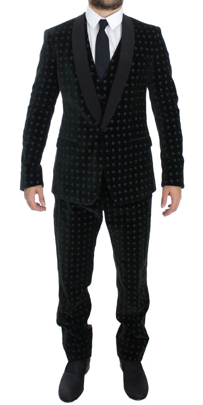 Green Velvet MARTINI 3 Piece Suit Tuxedo