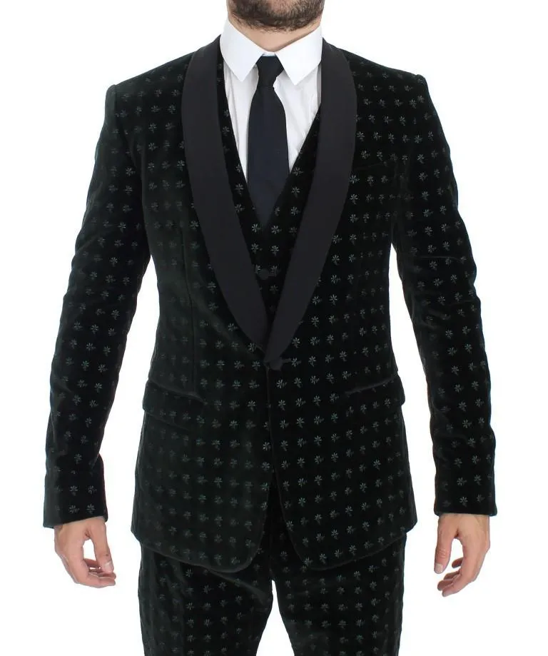 Green Velvet MARTINI 3 Piece Suit Tuxedo