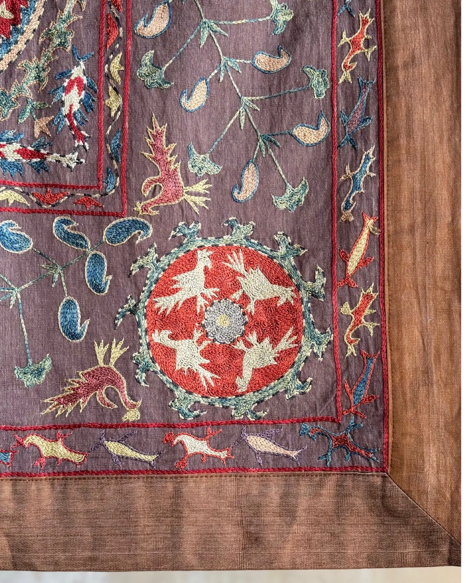 Hand Stitched Suzani (CSSU081324 | 63 x 82")