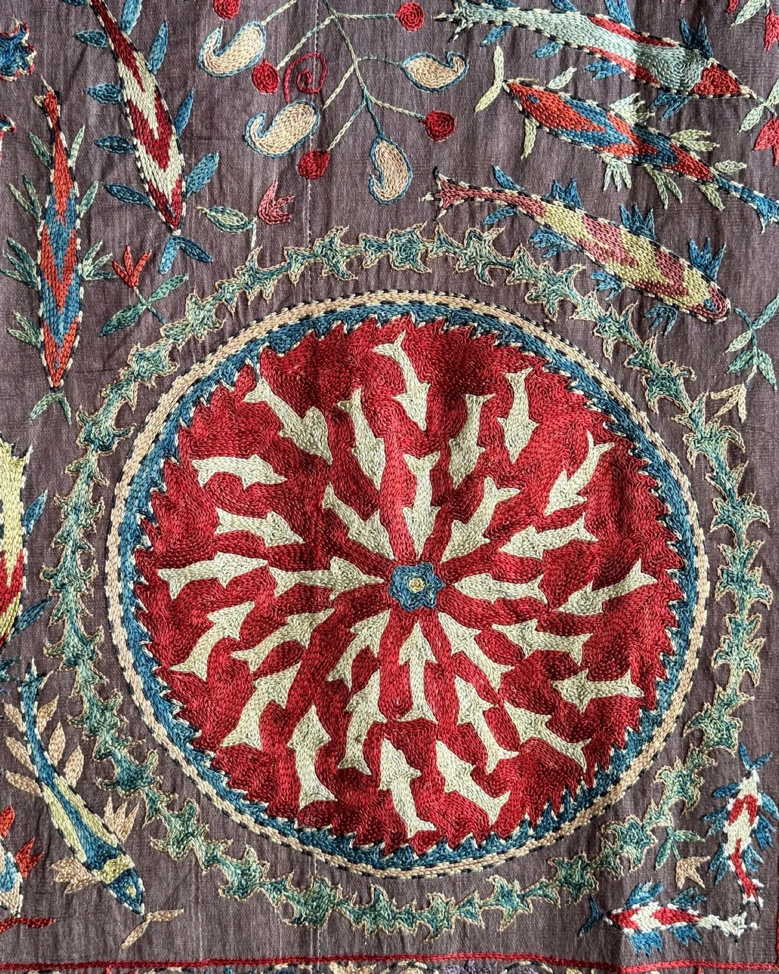 Hand Stitched Suzani (CSSU081324 | 63 x 82")