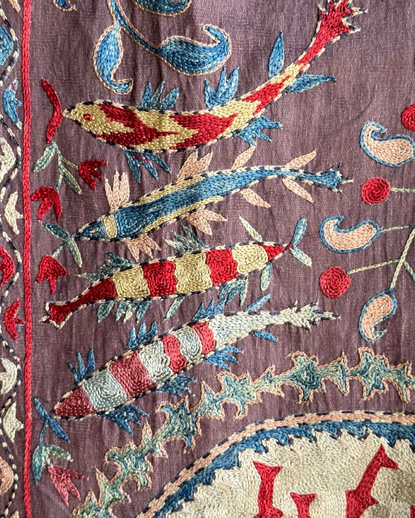 Hand Stitched Suzani (CSSU081324 | 63 x 82")