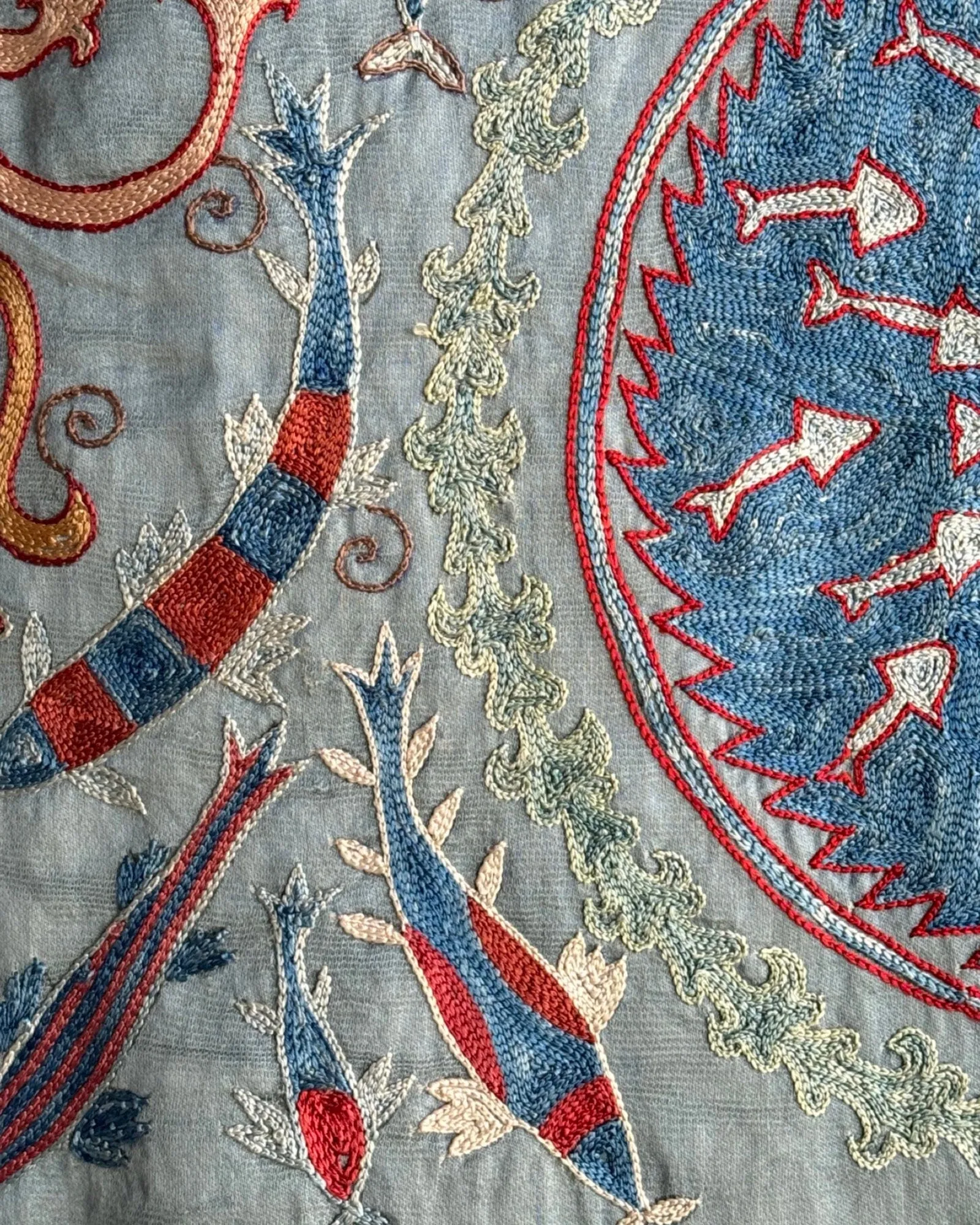 Hand Stitched Suzani (CSSU082224 | 63 x 82")