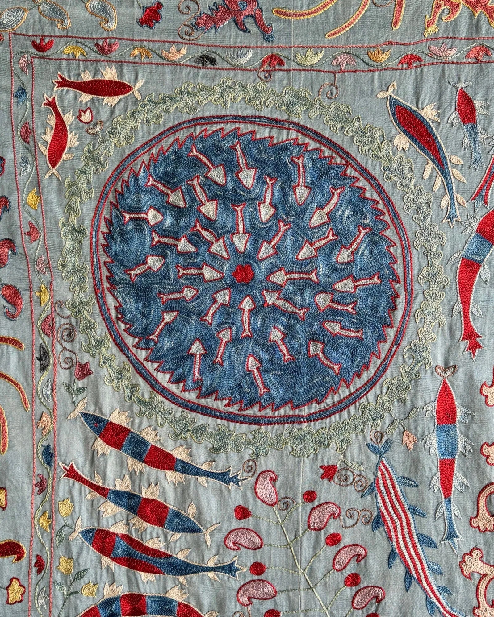 Hand Stitched Suzani (CSSU082224 | 63 x 82")