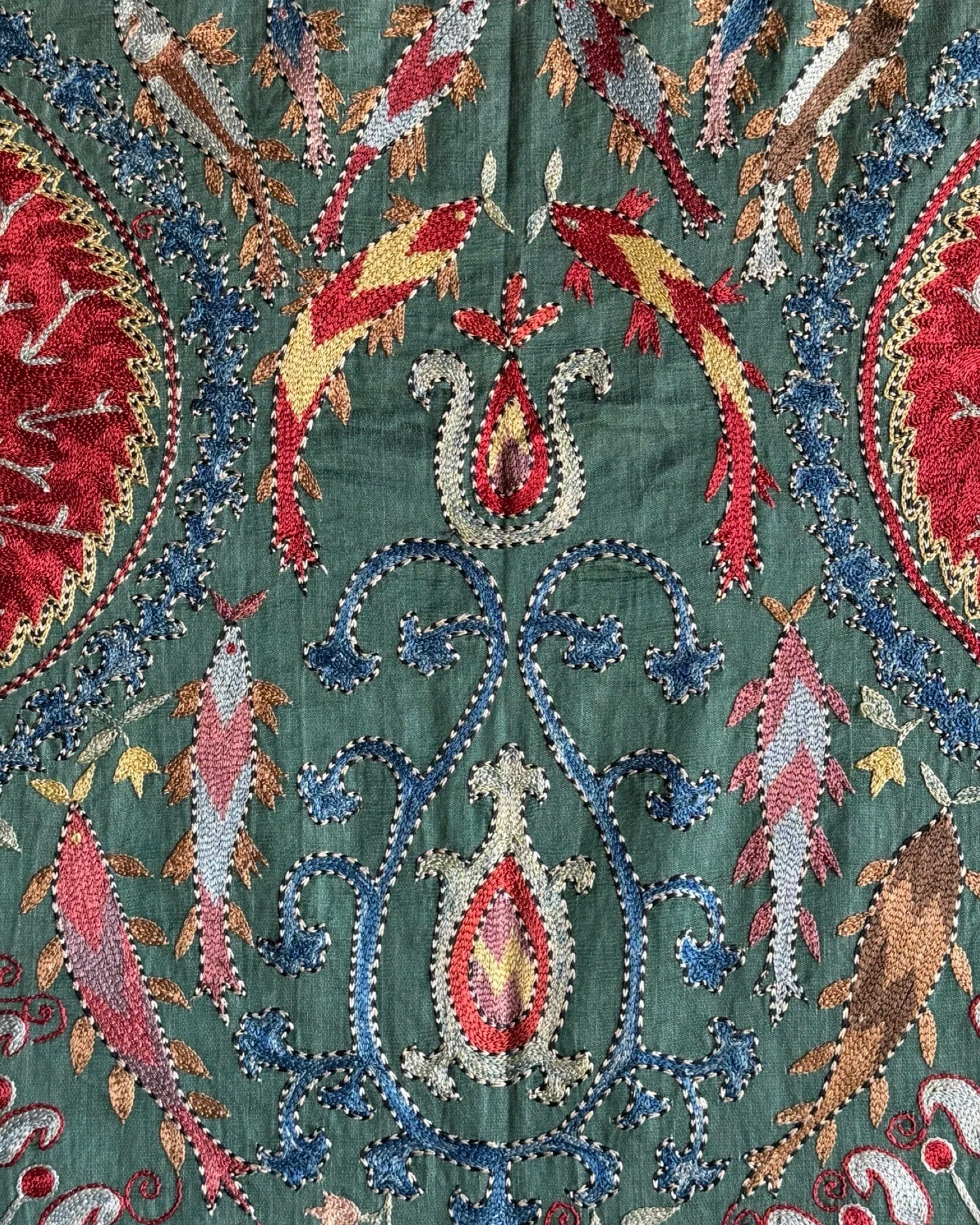 Hand Stitched Suzani (CSSU082524 | 63 x 82")