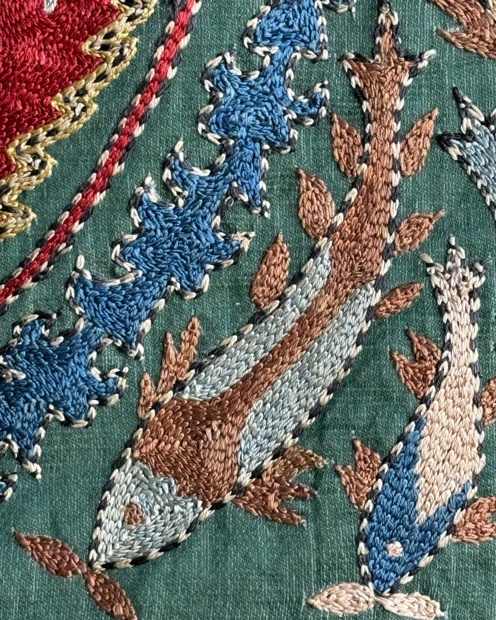 Hand Stitched Suzani (CSSU082524 | 63 x 82")