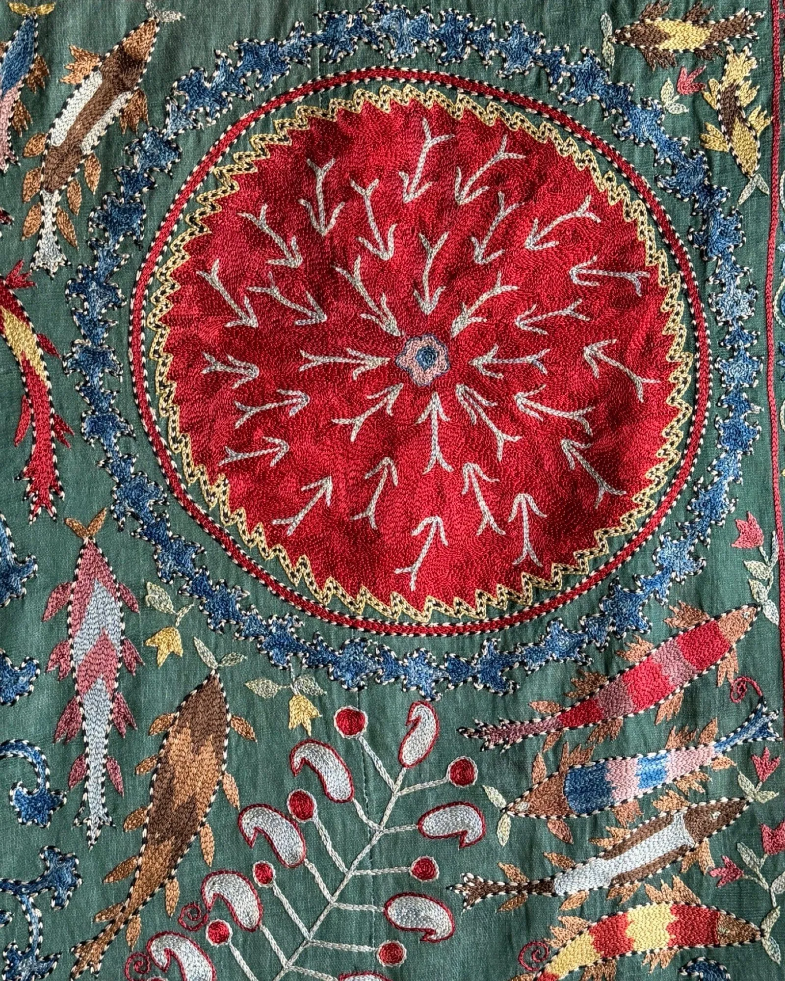 Hand Stitched Suzani (CSSU082524 | 63 x 82")