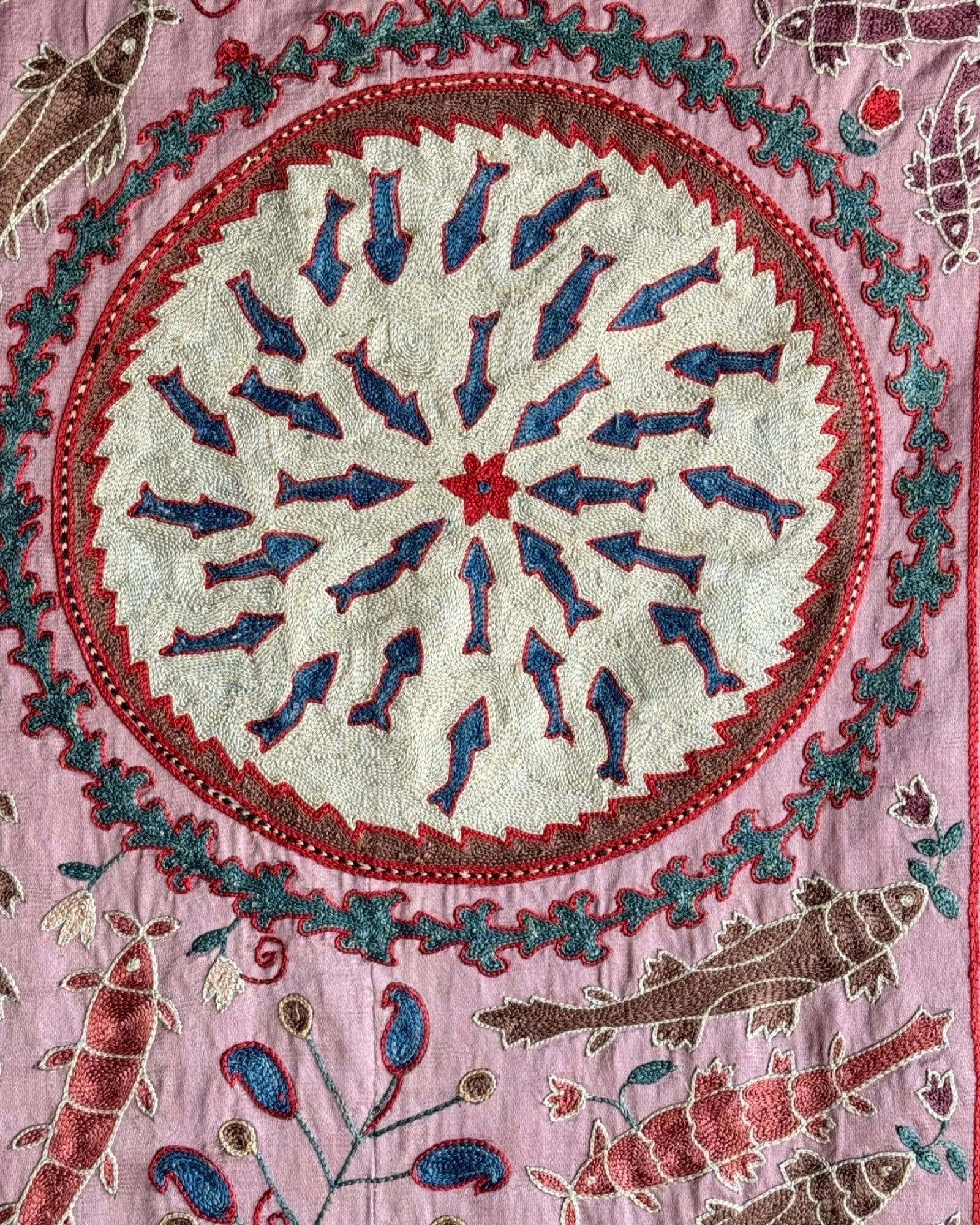 Hand Stitched Suzani (CSSU083124 | 62 x 82")