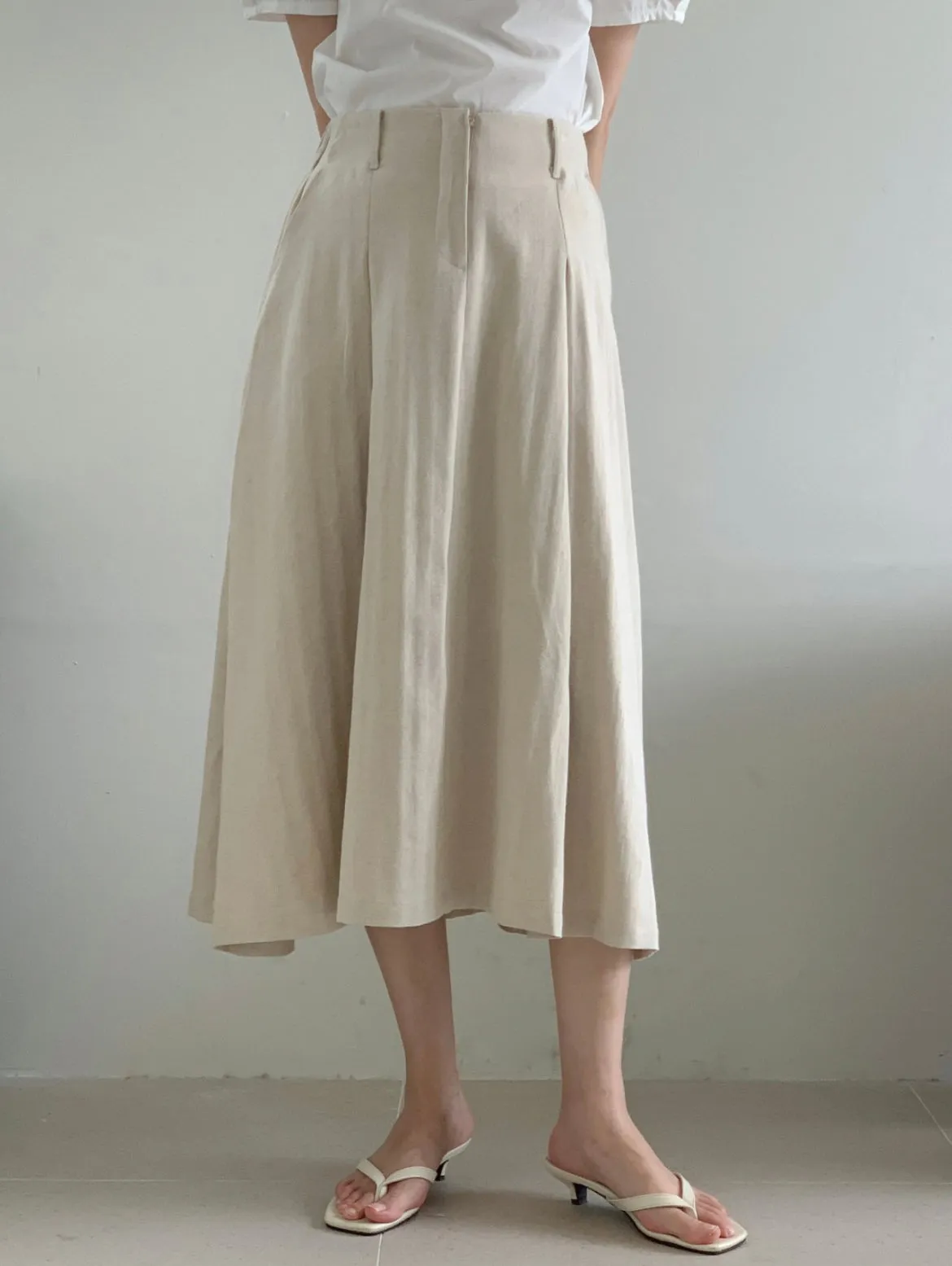 Herringbone A LINE SKIRT