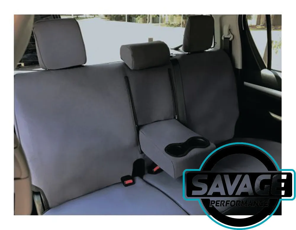 HULK 4x4 - Rear Seat Covers Suitable for Toyota Hilux