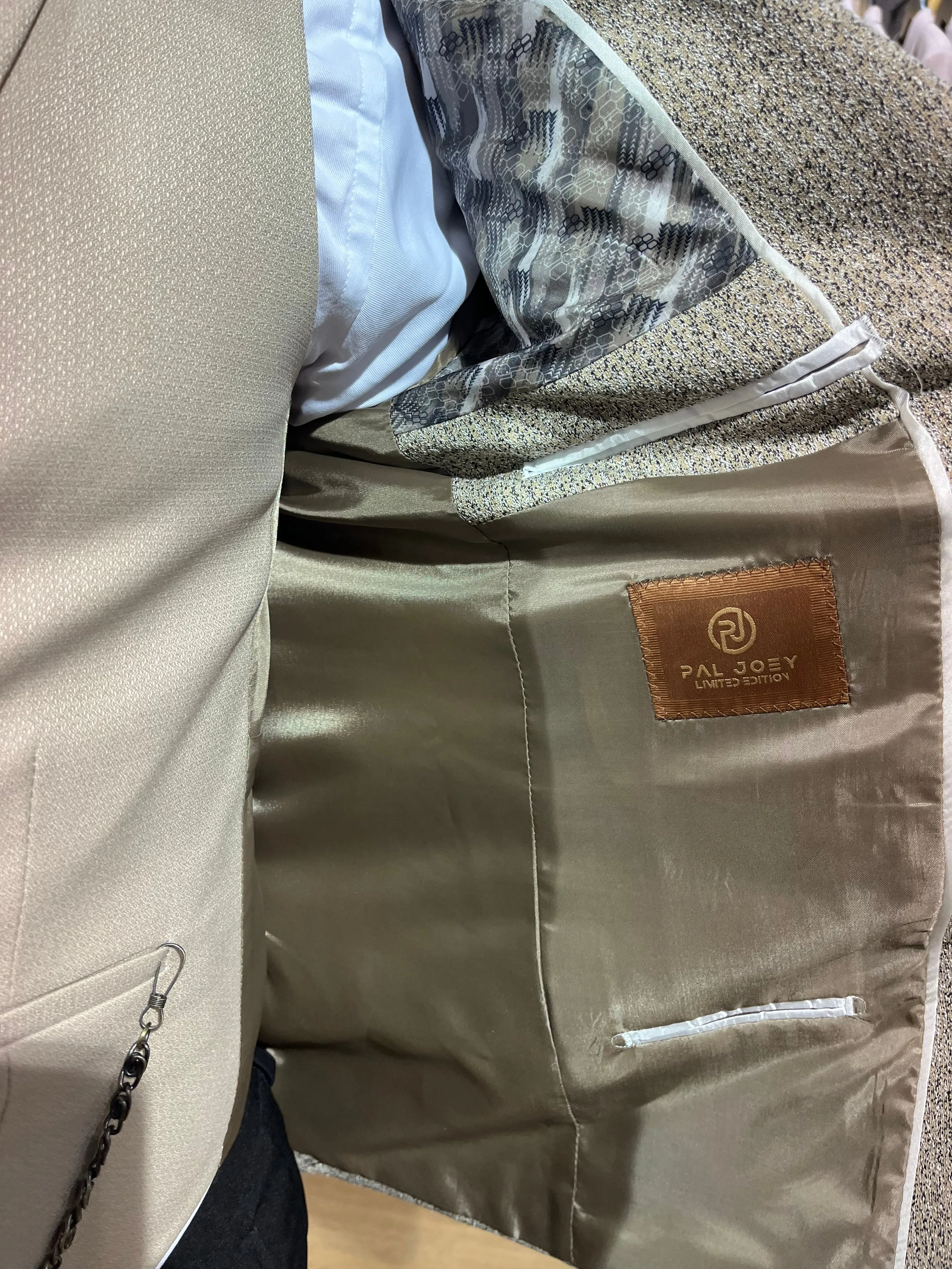 Humphries - Beige/Cream 3 Piece Suit
