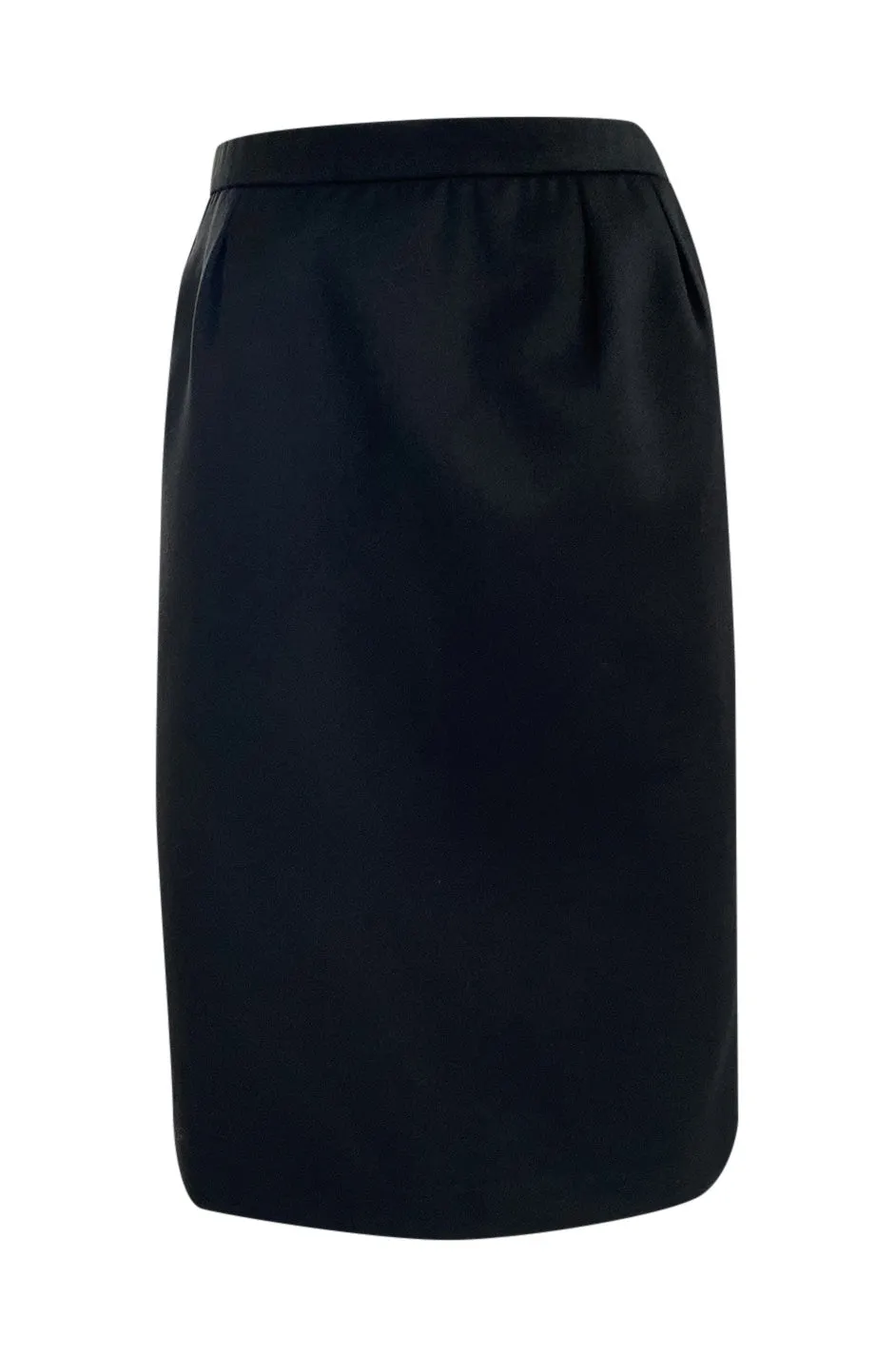 Iconic Fall 1996 Yves Saint Laurent True Haute Couture 'Le Smoking' Black Tuxedo Skirt Suit