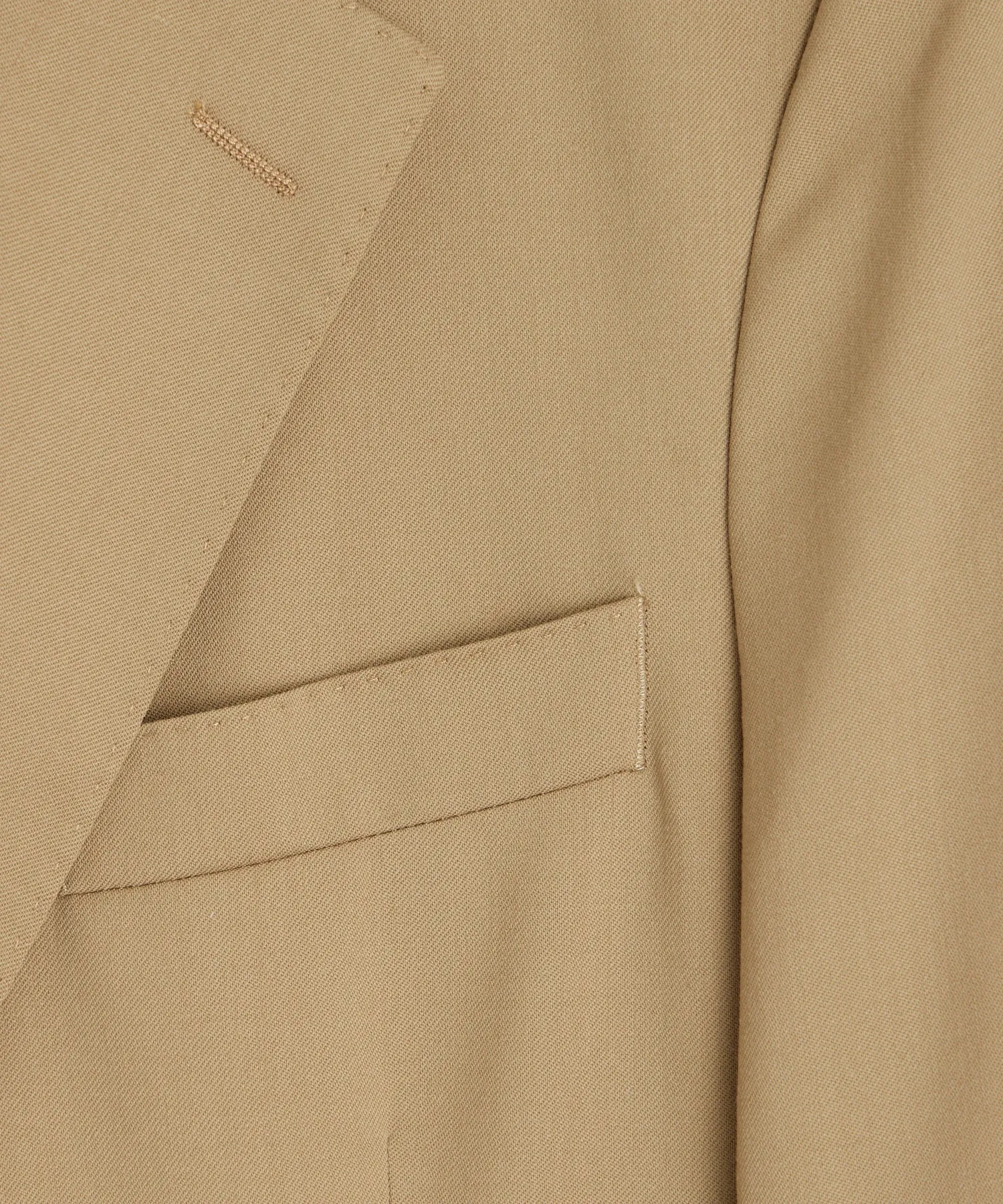 Italian Gabardine Sutton Suit in Khaki