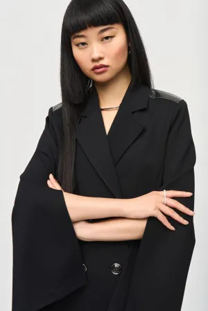 Joseph Ribkoff Heavy Knit A-Line Coat