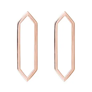 Large Marquis Earrings | Rose Gold