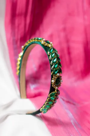 Leaf Diamante Gem Headband