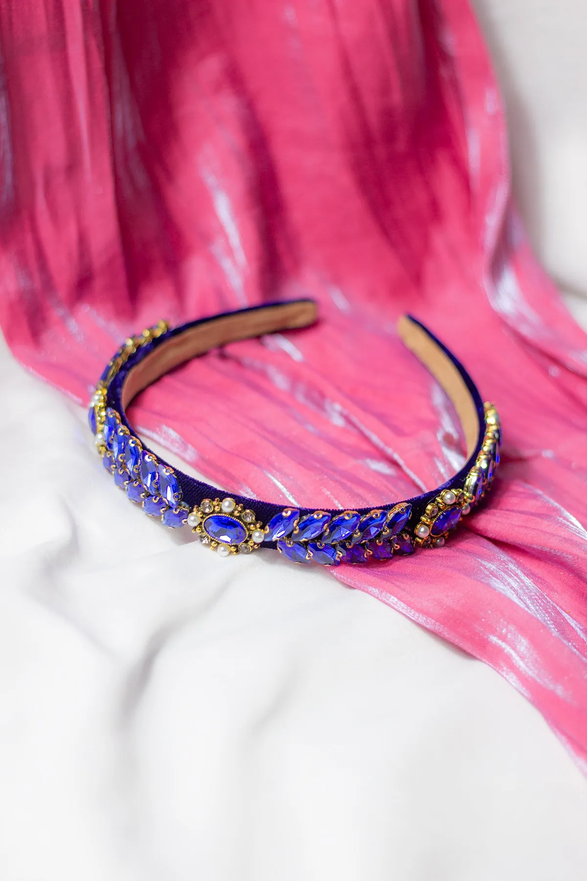 Leaf Diamante Gem Headband