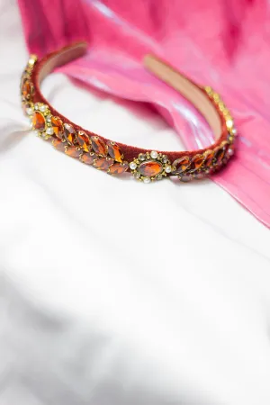 Leaf Diamante Gem Headband