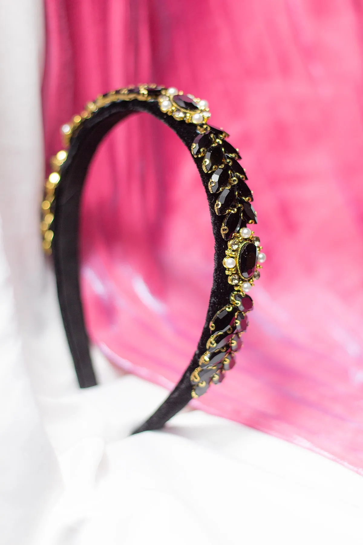 Leaf Diamante Gem Headband