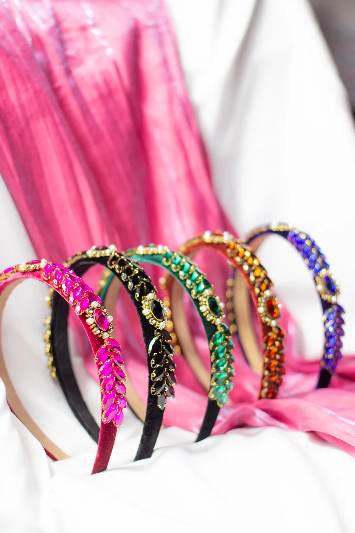 Leaf Diamante Gem Headband