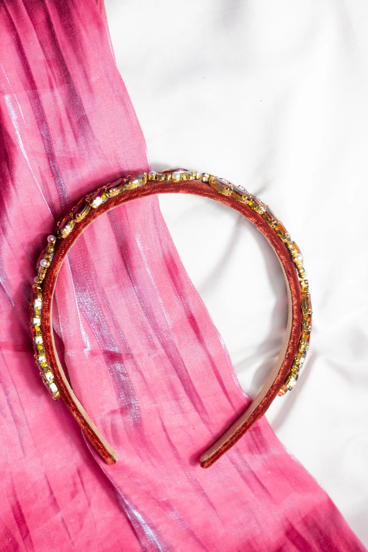 Leaf Diamante Gem Headband