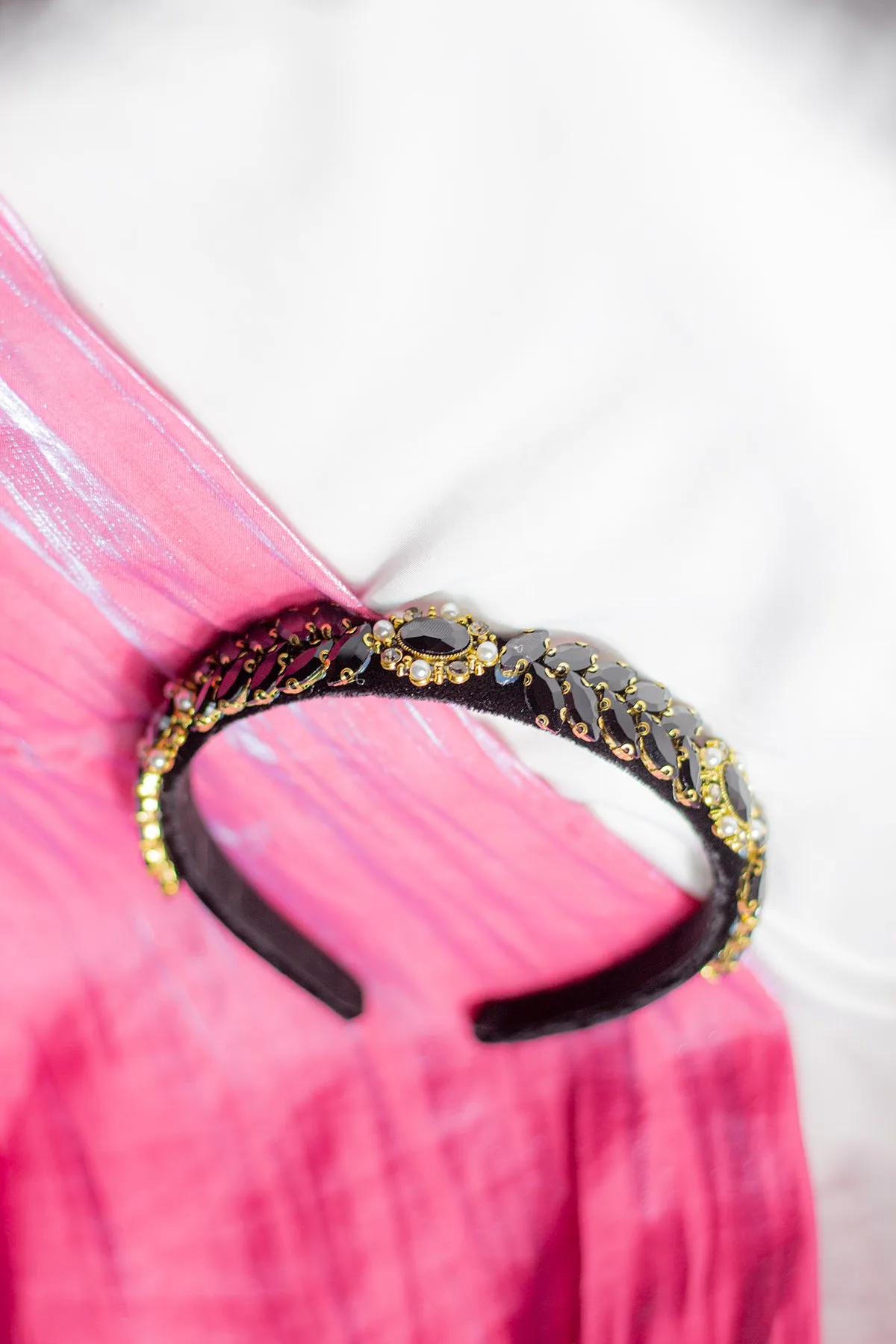 Leaf Diamante Gem Headband