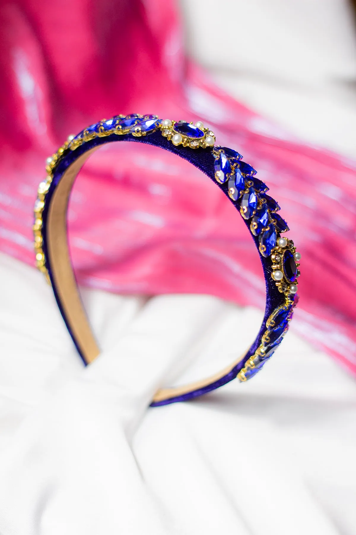 Leaf Diamante Gem Headband