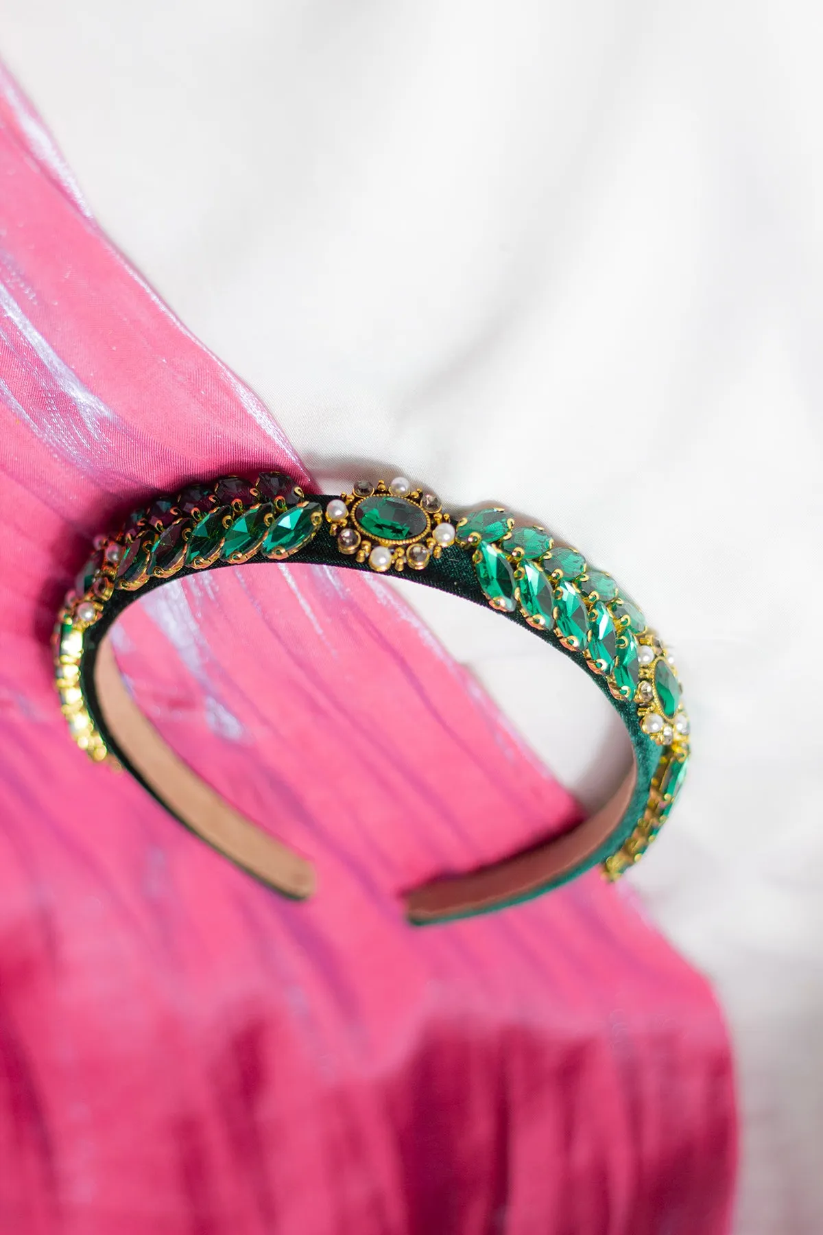 Leaf Diamante Gem Headband