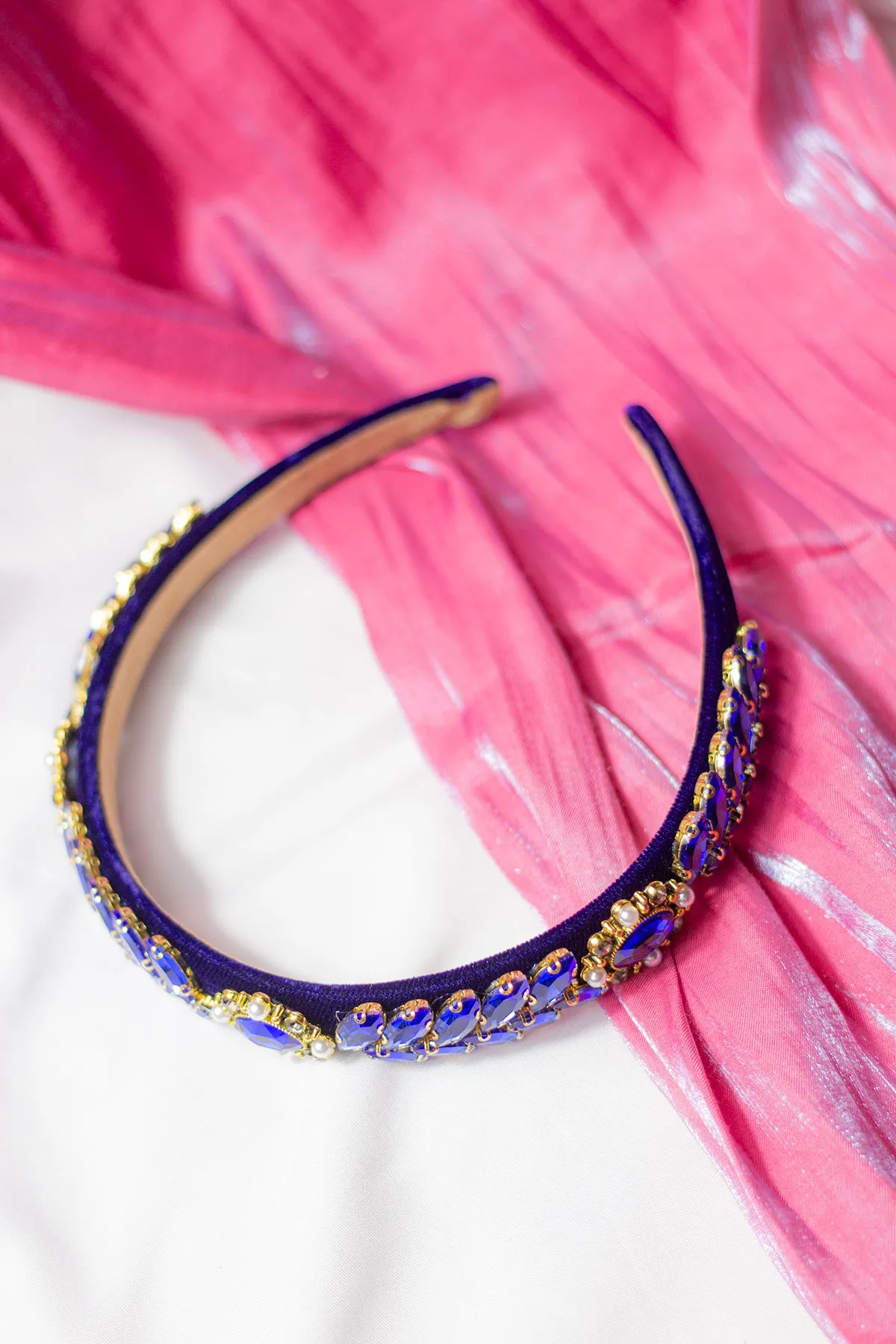 Leaf Diamante Gem Headband