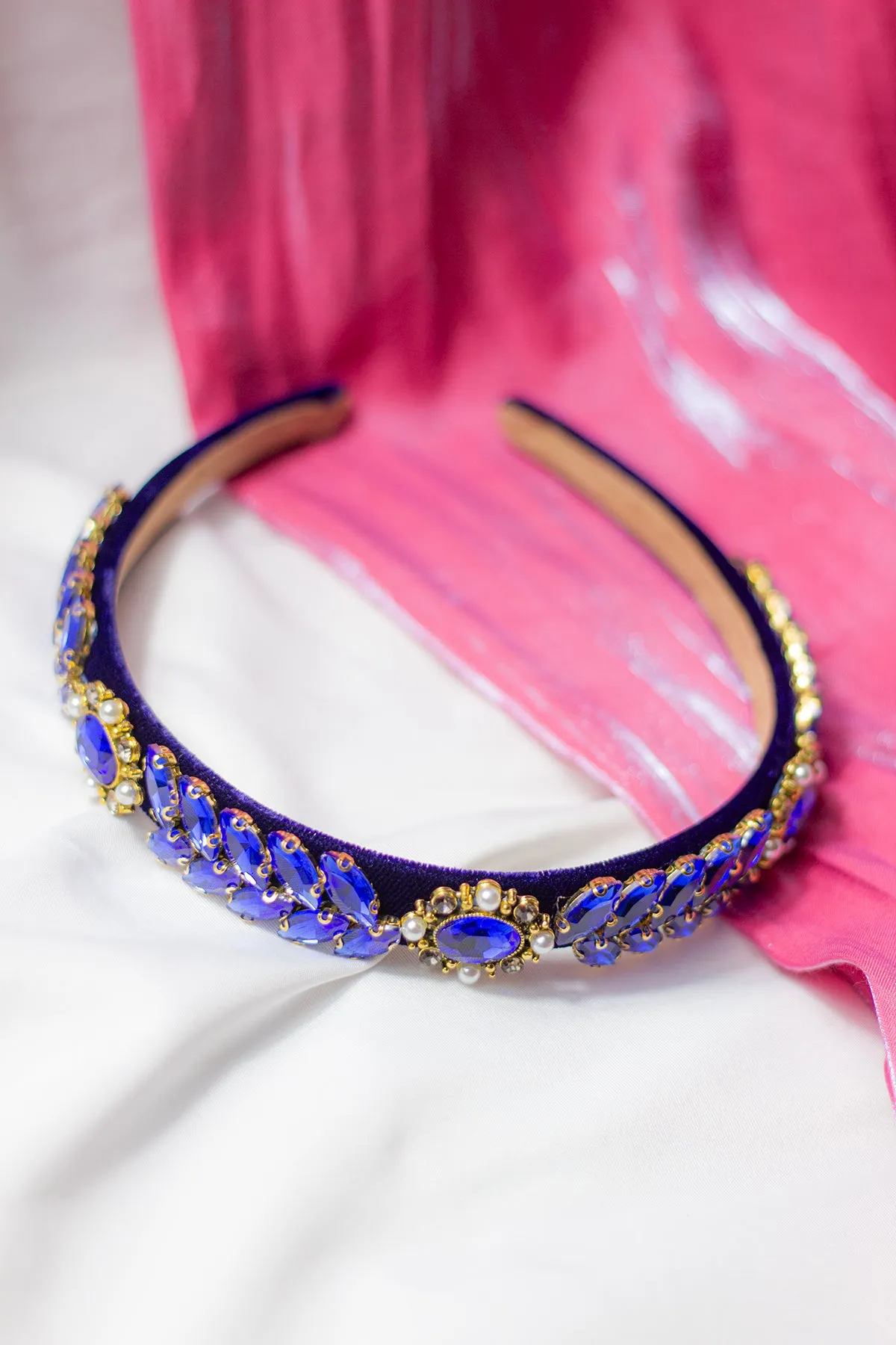 Leaf Diamante Gem Headband